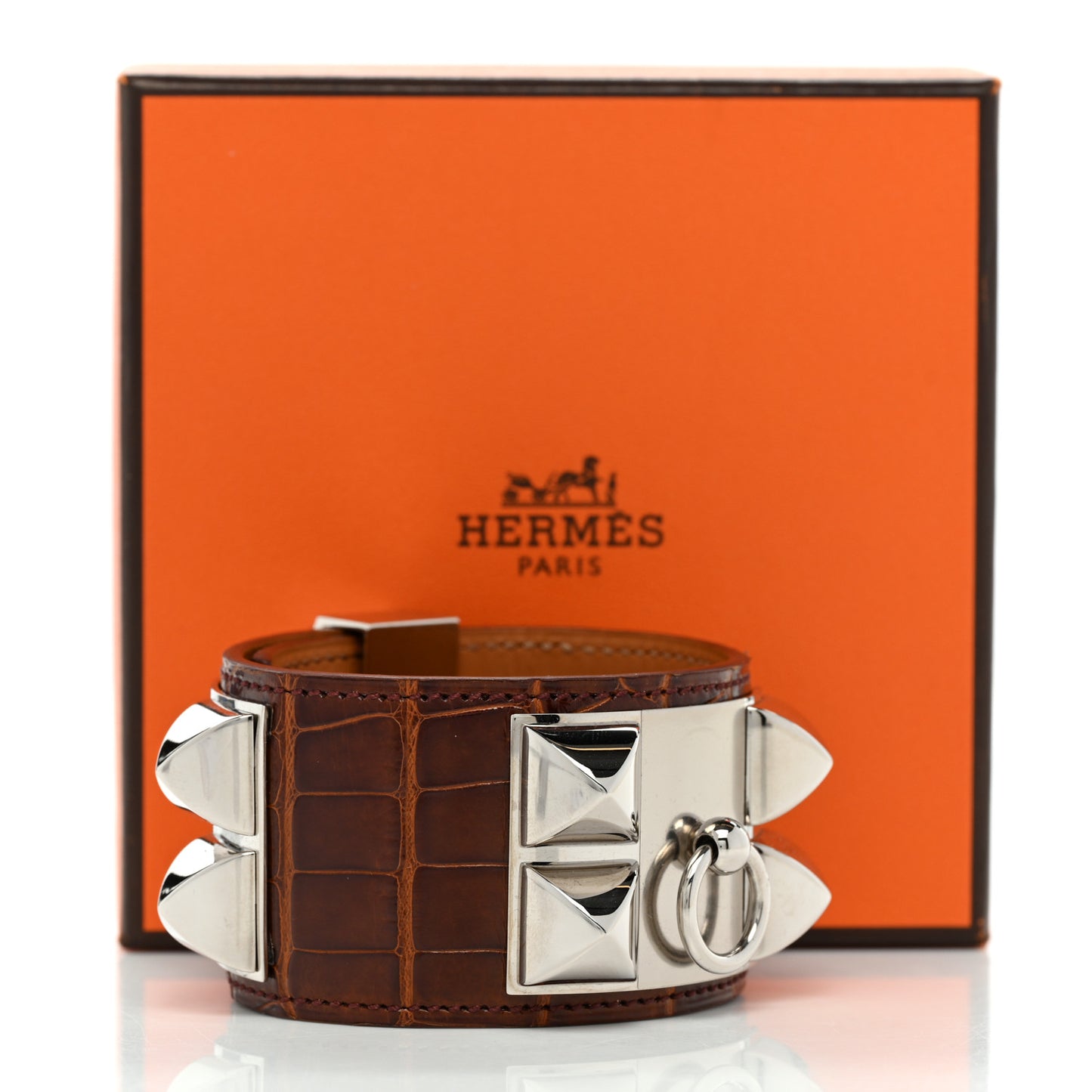 Shiny Alligator Collier De Chien CDC S Bracelet Miel