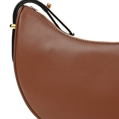 Prada Soft Calfskin Arque Shoulder Bag Cognac 12 of 13