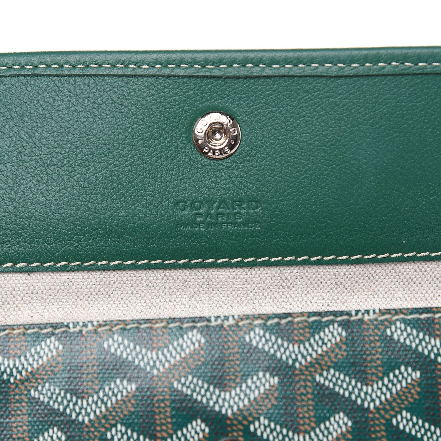 Goyard Goyardine Saint Louis PM Green 8 of 9