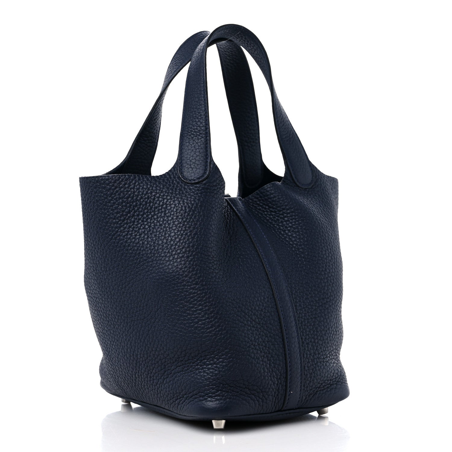 Hermes Taurillon Clemence Picotin Lock 18 PM Bleu Nuit 3 of 10
