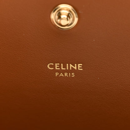 Celine Triomphe Canvas Multipochette Tan 6 of 11