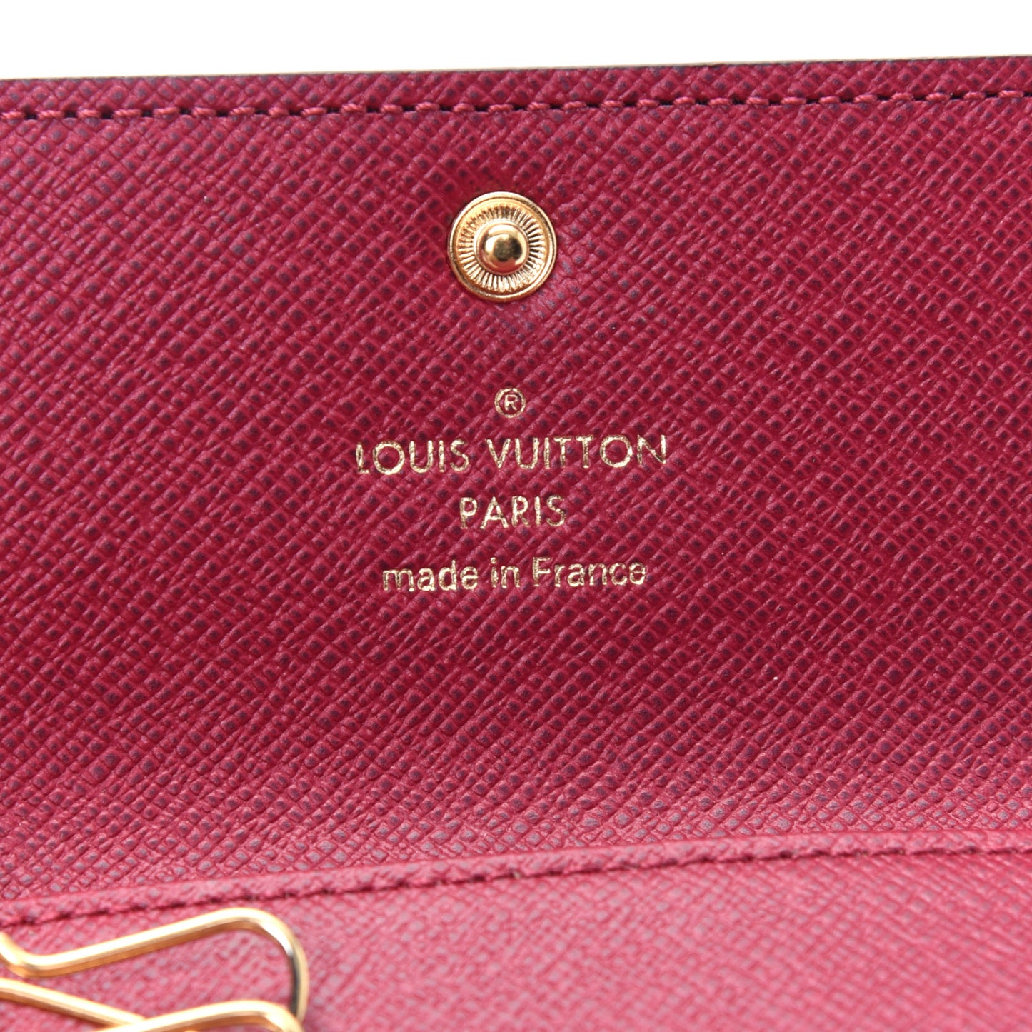 Monogram 4 Key Multicles Holder Fuchsia