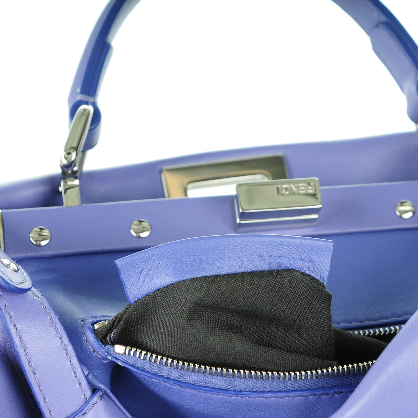 Nappa Mini Peekaboo Iconic Satchel Viola Cassis