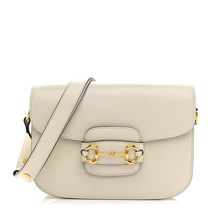 Gucci Azalea Calfskin Horsebit 1955 Shoulder Bag Mystic White 1 of 10