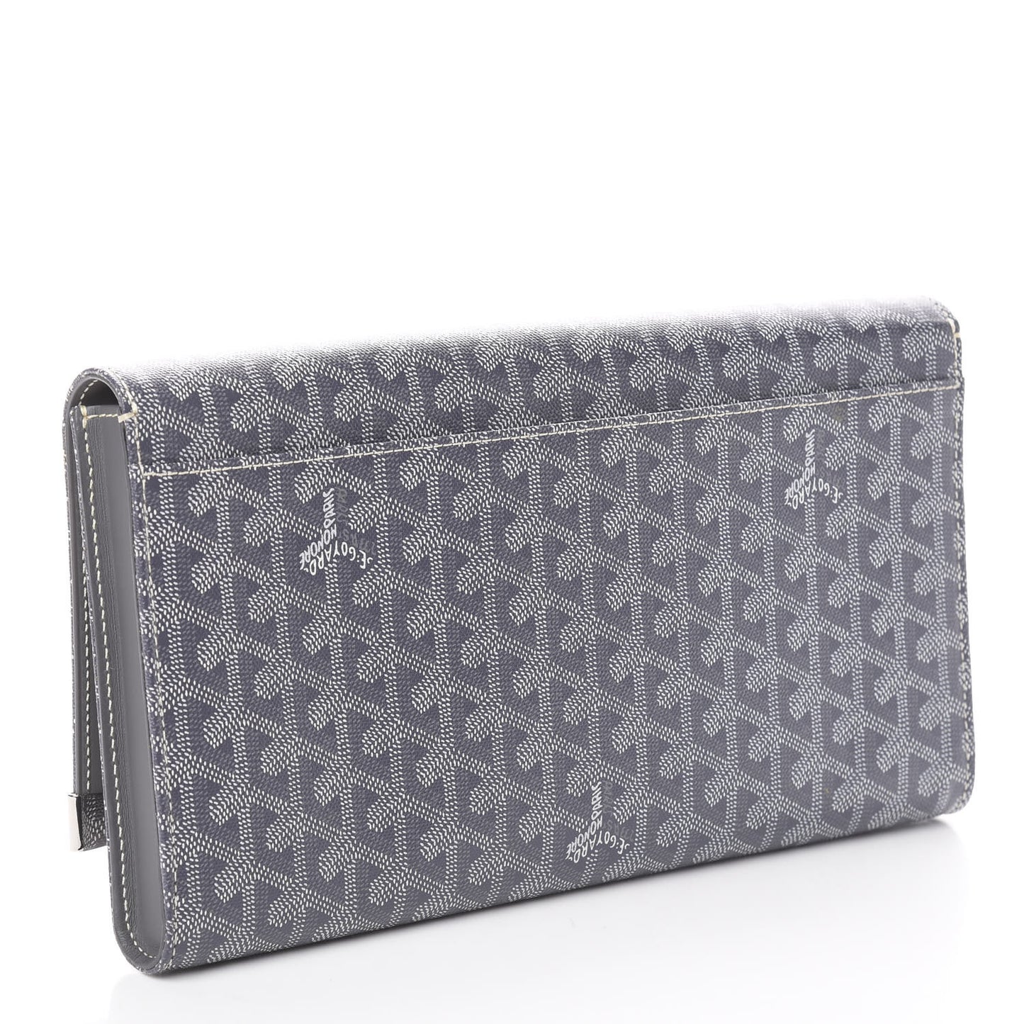 Goyardine Monte Carlo Bois Clutch Grey