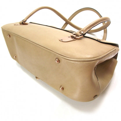 Gucci Leather Fold Over Satchel Beige 5 of 10