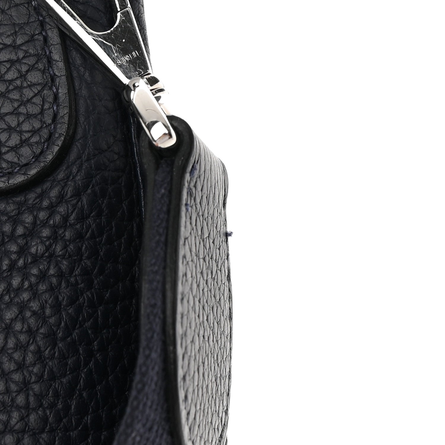 Hermes Taurillon Clemence Evelyne III PM Bleu Nuit 13 of 15