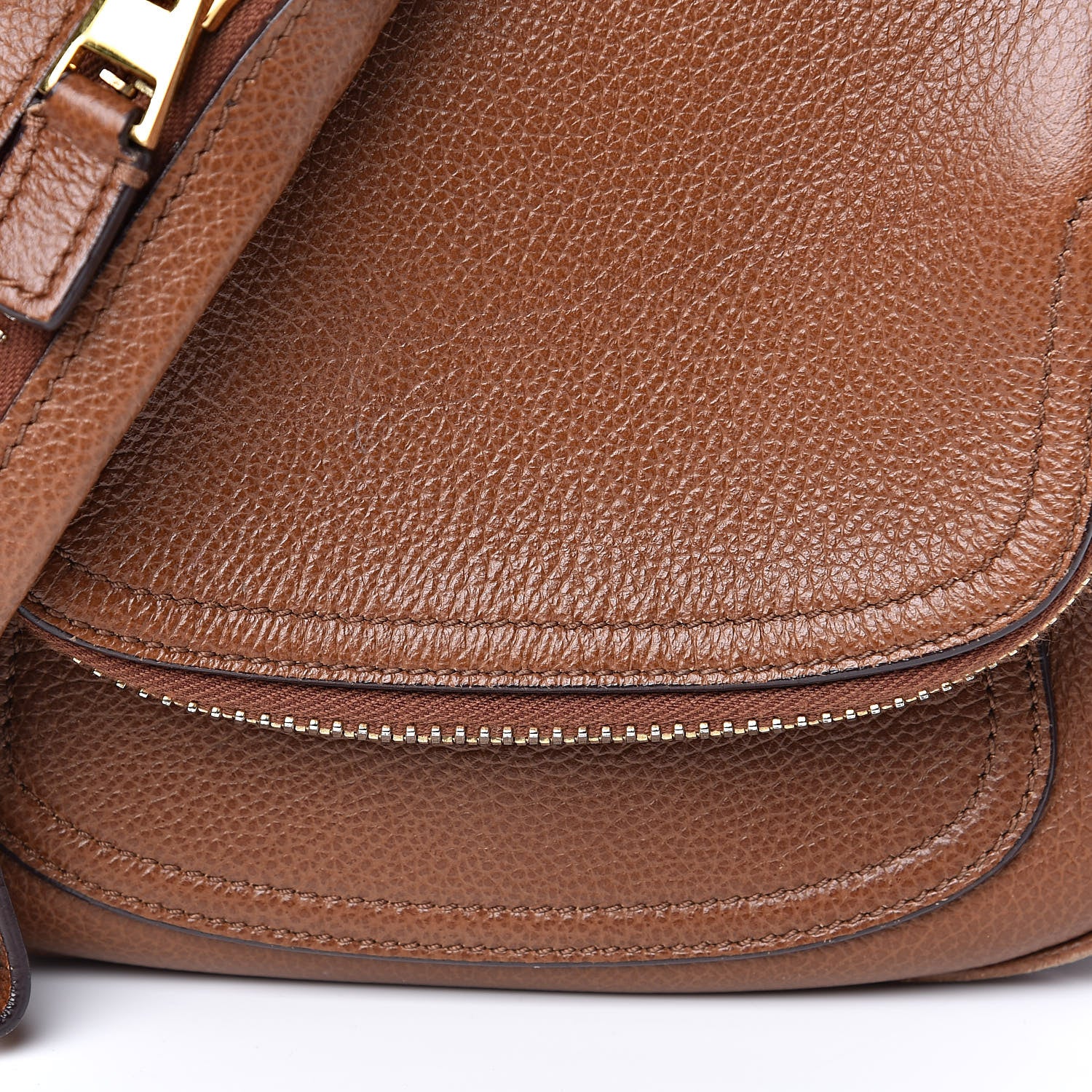 Tom Ford Pebbled Calfskin Mini Jennifer Crossbody Bag Caramel 14 of 15