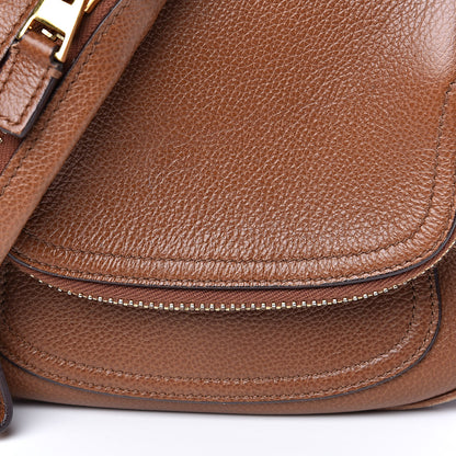Tom Ford Pebbled Calfskin Mini Jennifer Crossbody Bag Caramel 14 of 15