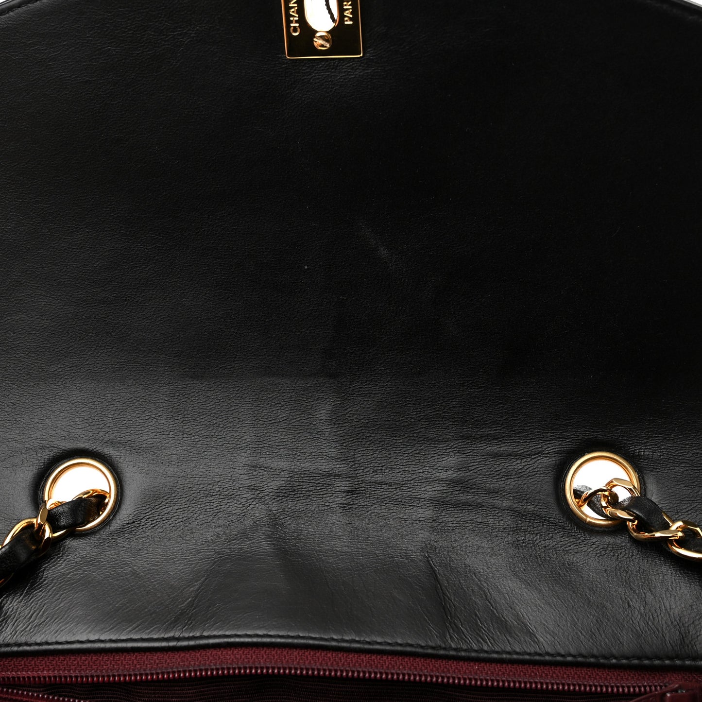 Lambskin Quilted Small Single Flap Bag Black