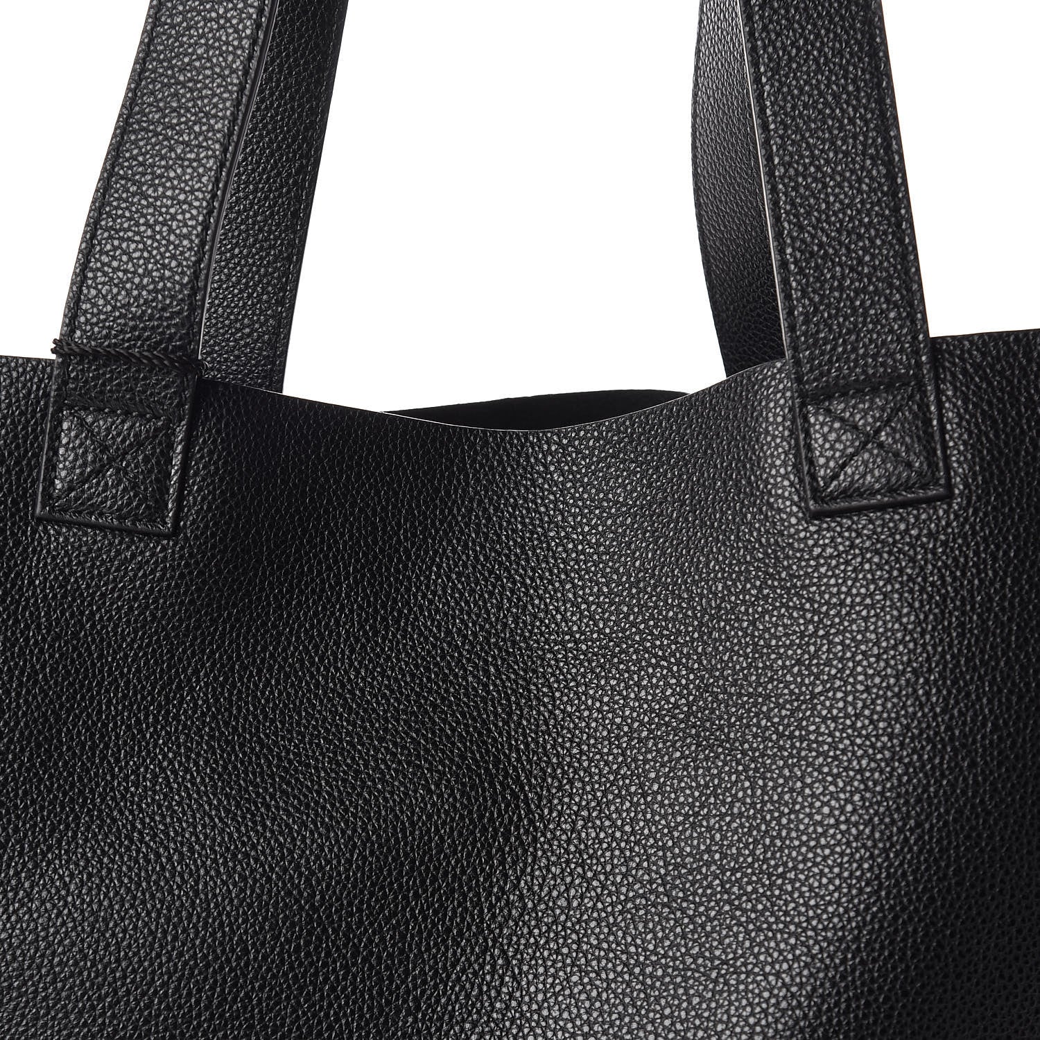 Gucci Calfskin Mens Logo Vertical Shopping Tote Black 8 of 11