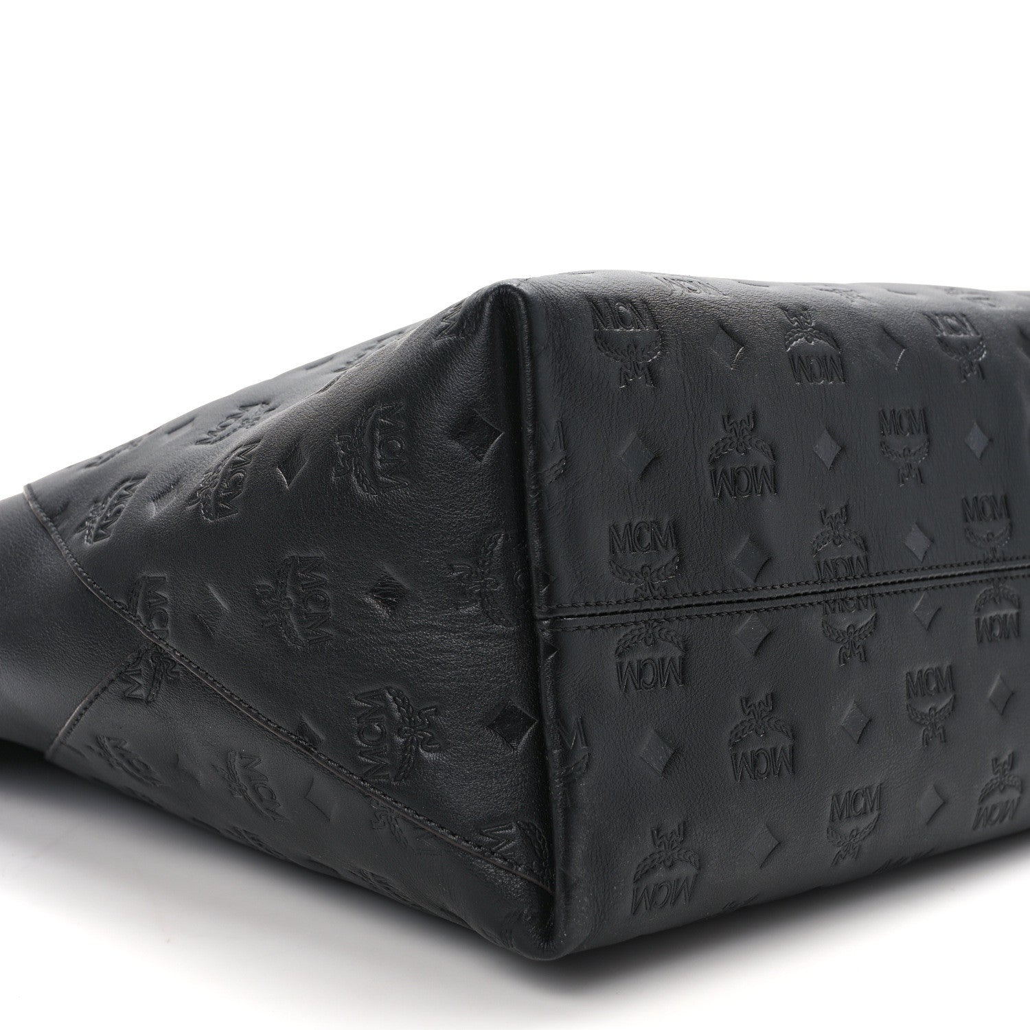 MCM Calfskin Ottomar Large Klara Hobo Black Black 8 of 11
