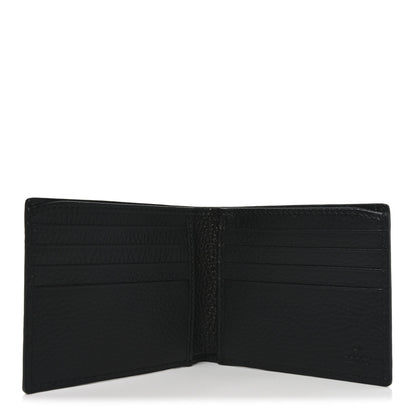 Gucci Piuma Calfskin Jumbo GG Embossed Wallet Black 5 of 7