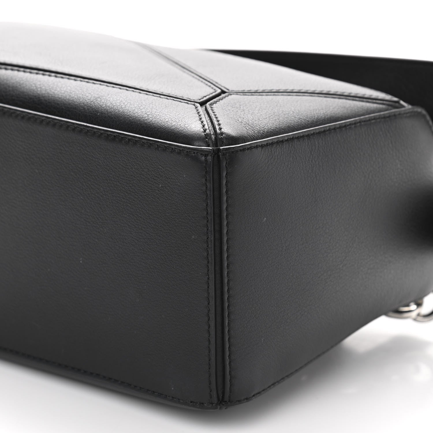 Loewe Calfskin Small Puzzle Bag Black 8 of 8