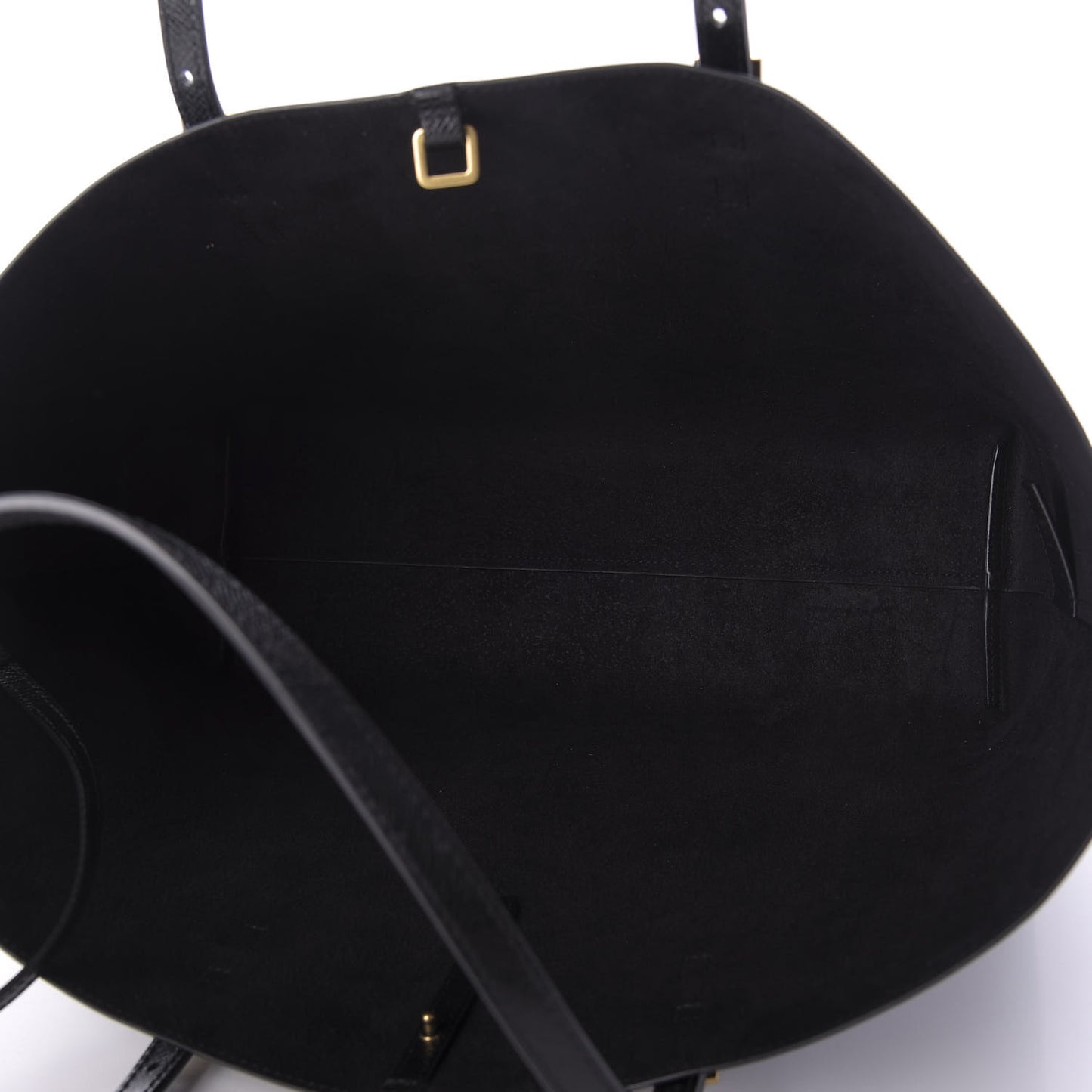 Calfskin Large Shopping Tote Black