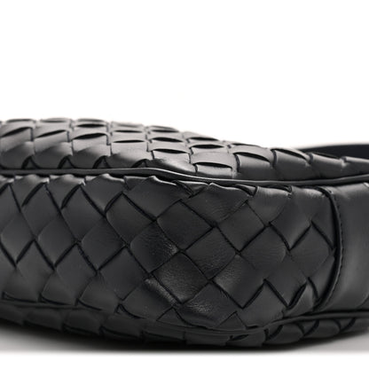 Bottega Veneta Calfskin Intrecciato Small Camera Bag Navy 10 of 12