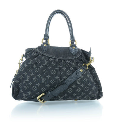 Louis Vuitton Denim Neo Cabby MM Black 1 of 8