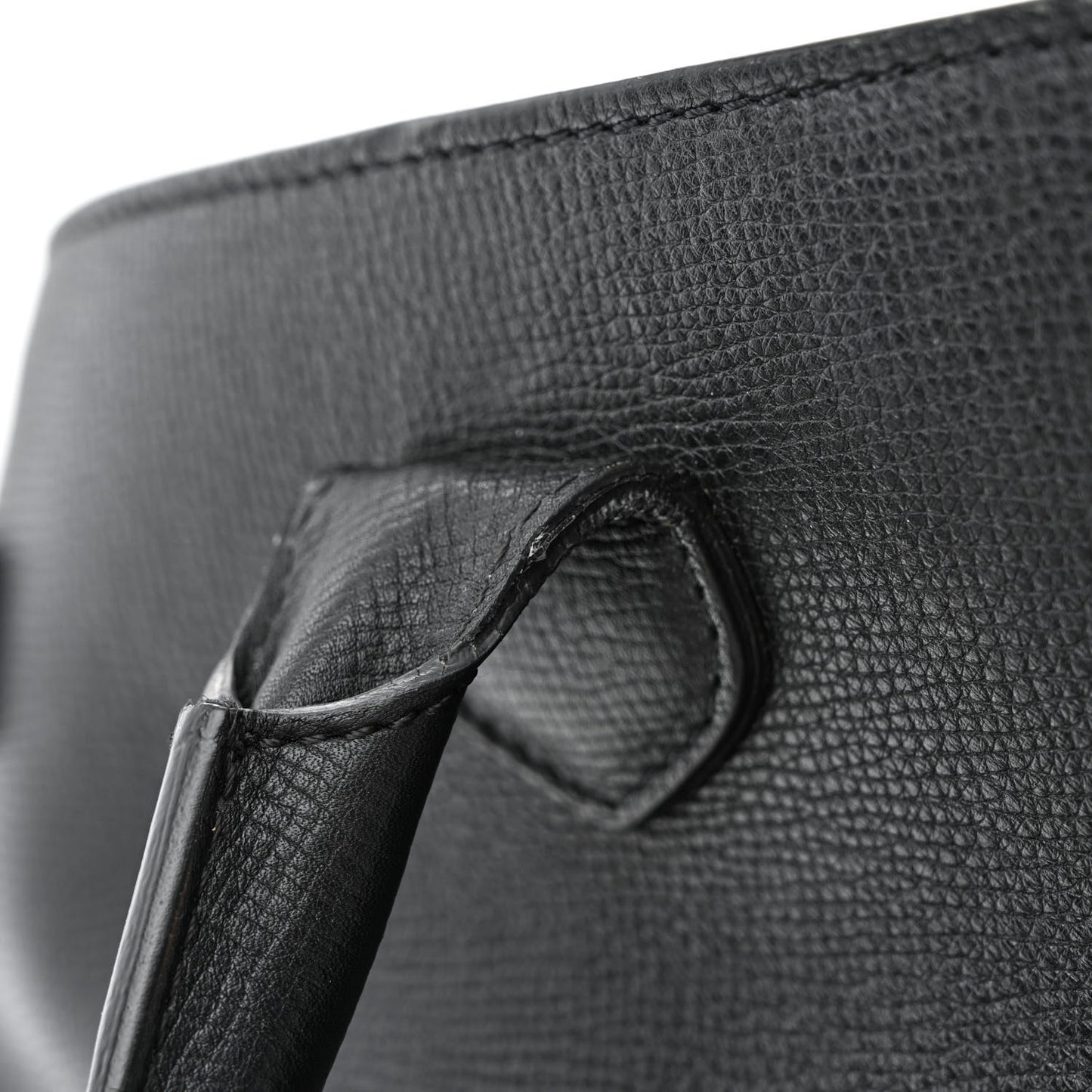 Grainy Calfskin House Check Large Banner Tote Black