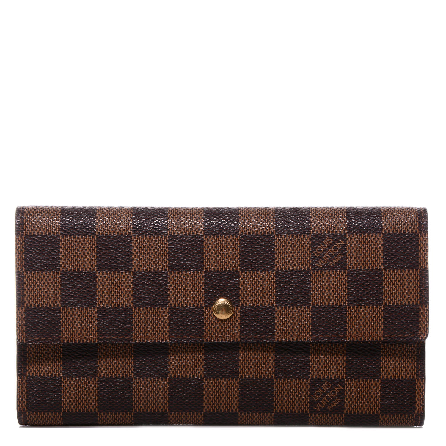 Louis Vuitton Damier Ebene Porte Tresor International Wallet 1 of 7