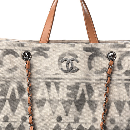 Chanel Canvas Small Iliad Shopping Tote Beige 9 of 9