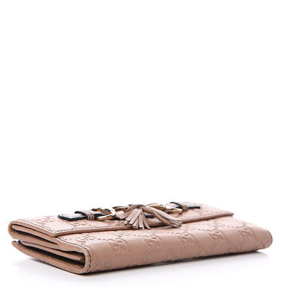 Gucci Guccissima Emily Continental Wallet Camelia 3 of 11
