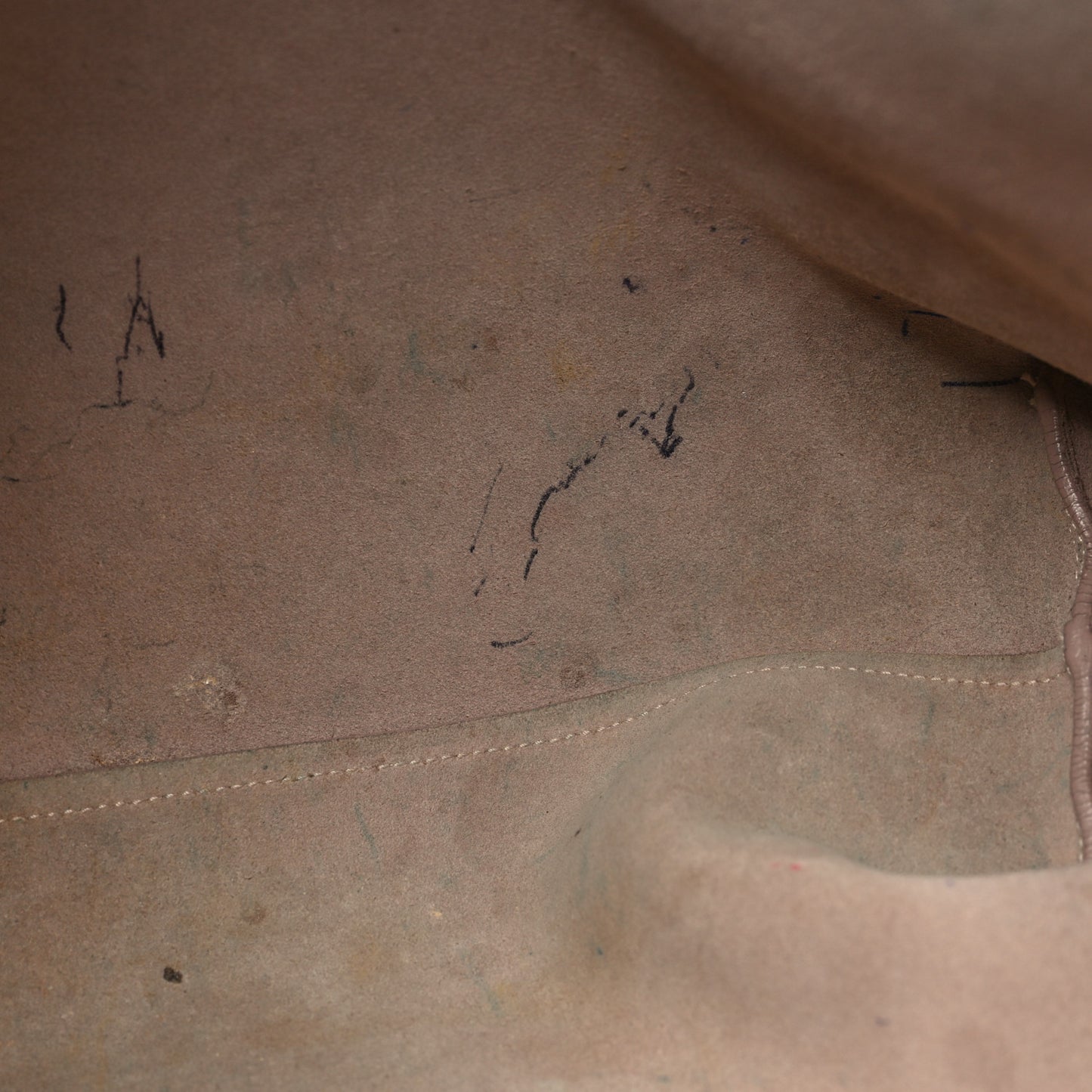Calfskin Large Shopping Tote Pale Blush