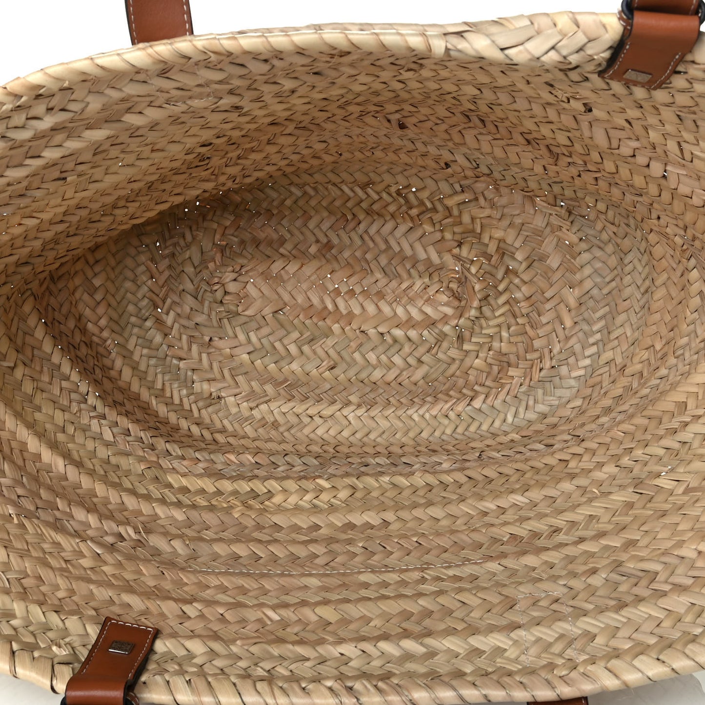 Raffia Basket Tote Natural Tan