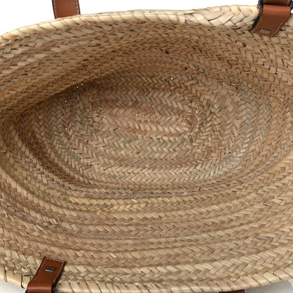 Loewe Raffia Basket Tote Natural Tan 4 of 6