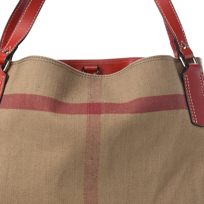 Burberry Canvas Mega Check Medium Maidstone Cadmium Red 13 of 13