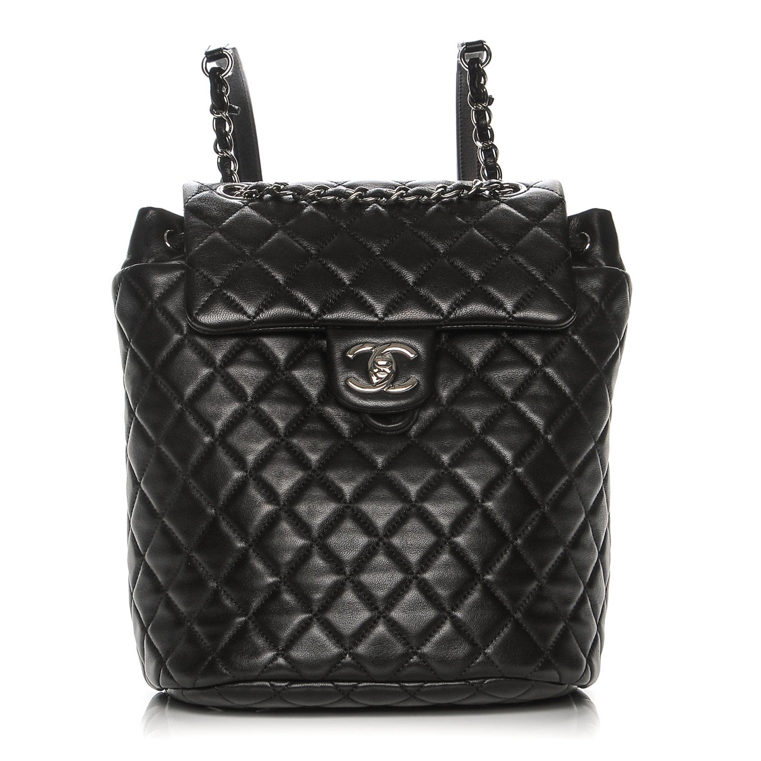 Chanel Lambskin Quilted Small Urban Spirit Backpack Black 1 of 8