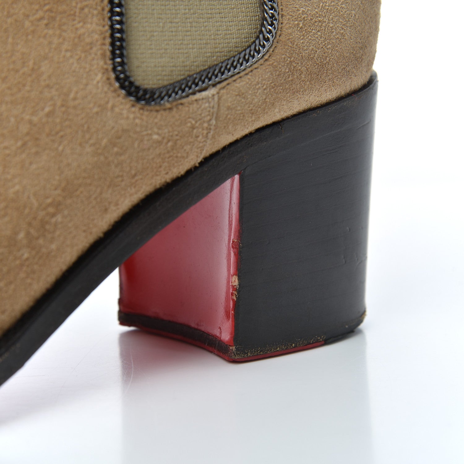 Christian Louboutin Veau Velours Otaboo 70 Chelsea Boots 39 Camel 11 of 25