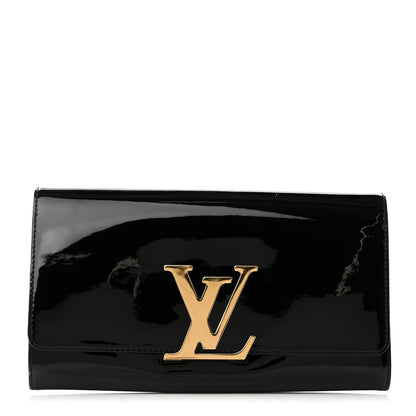 Louis Vuitton Patent Louise Clutch Black 1 of 10