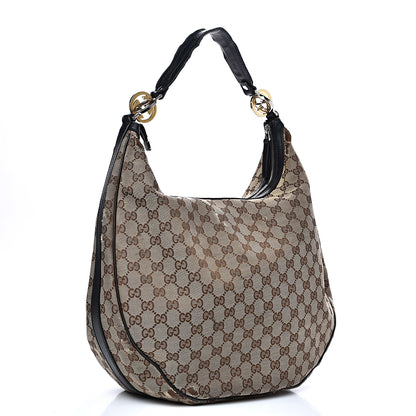 Gucci Monogram Large GG Twins Hobo Black 2 of 19
