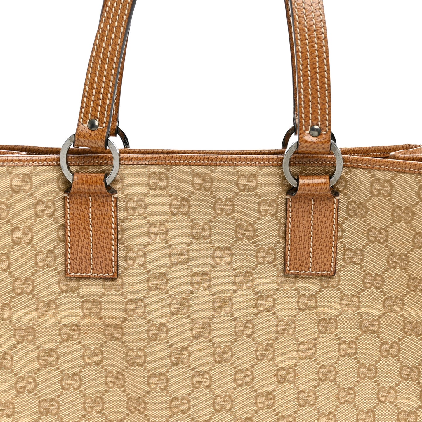 Monogram Large Tote Dark Brown
