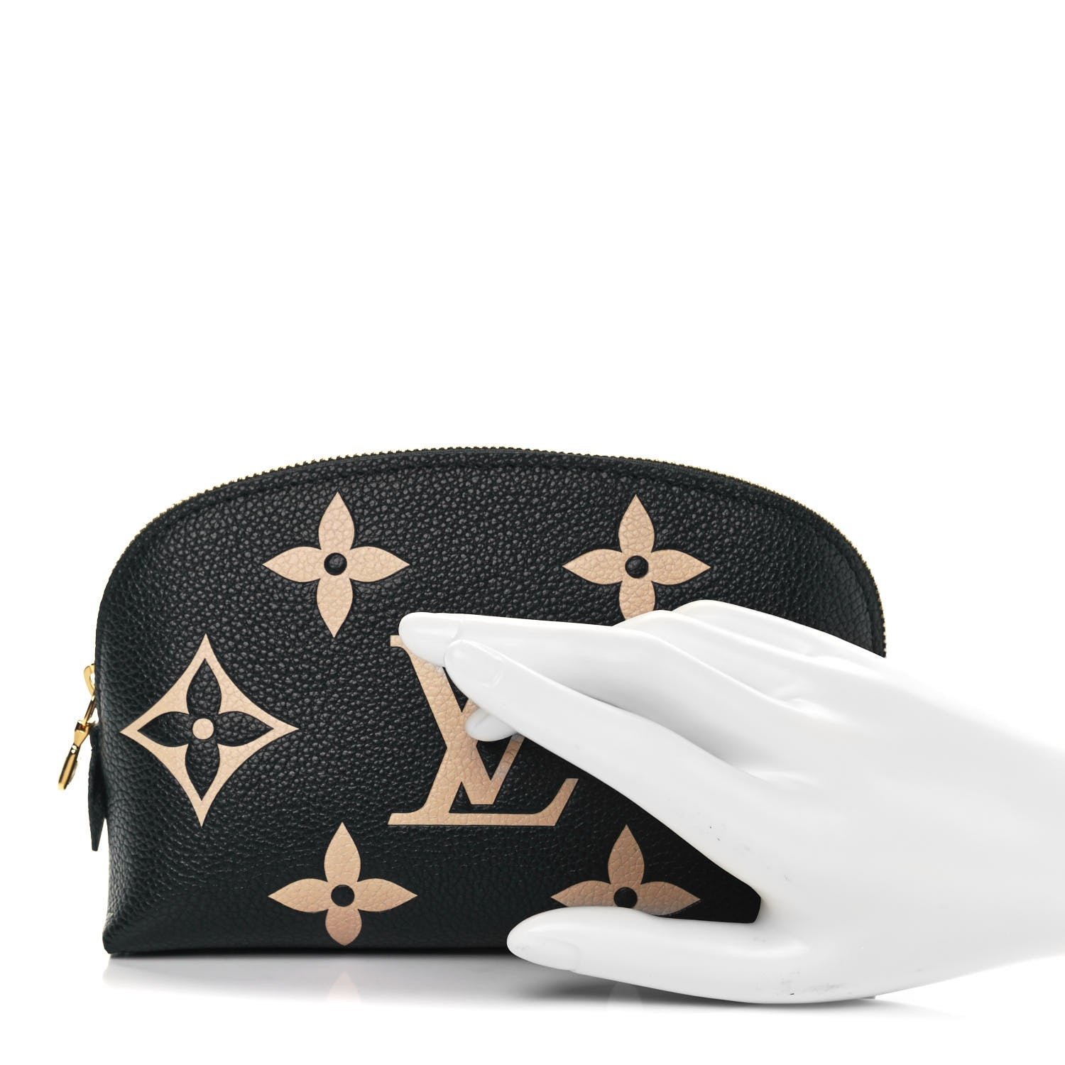 Louis Vuitton Empreinte Monogram Giant Cosmetic Pouch Black Beige 2 of 8