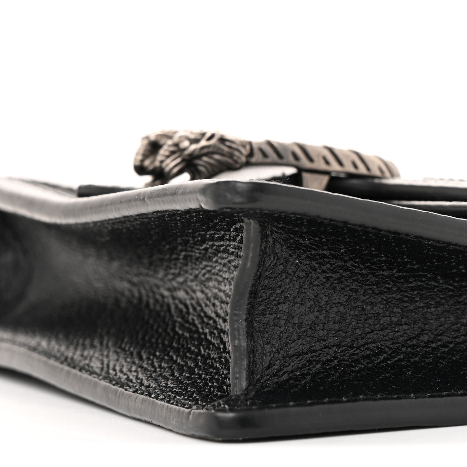 Gucci Jacquard Black Denim GG Monogram Super Mini Dionysus Shoulder Bag Black Ivory 9 of 10