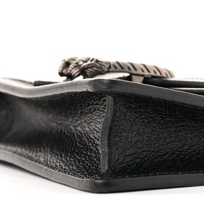 Gucci Jacquard Black Denim GG Monogram Super Mini Dionysus Shoulder Bag Black Ivory 9 of 10