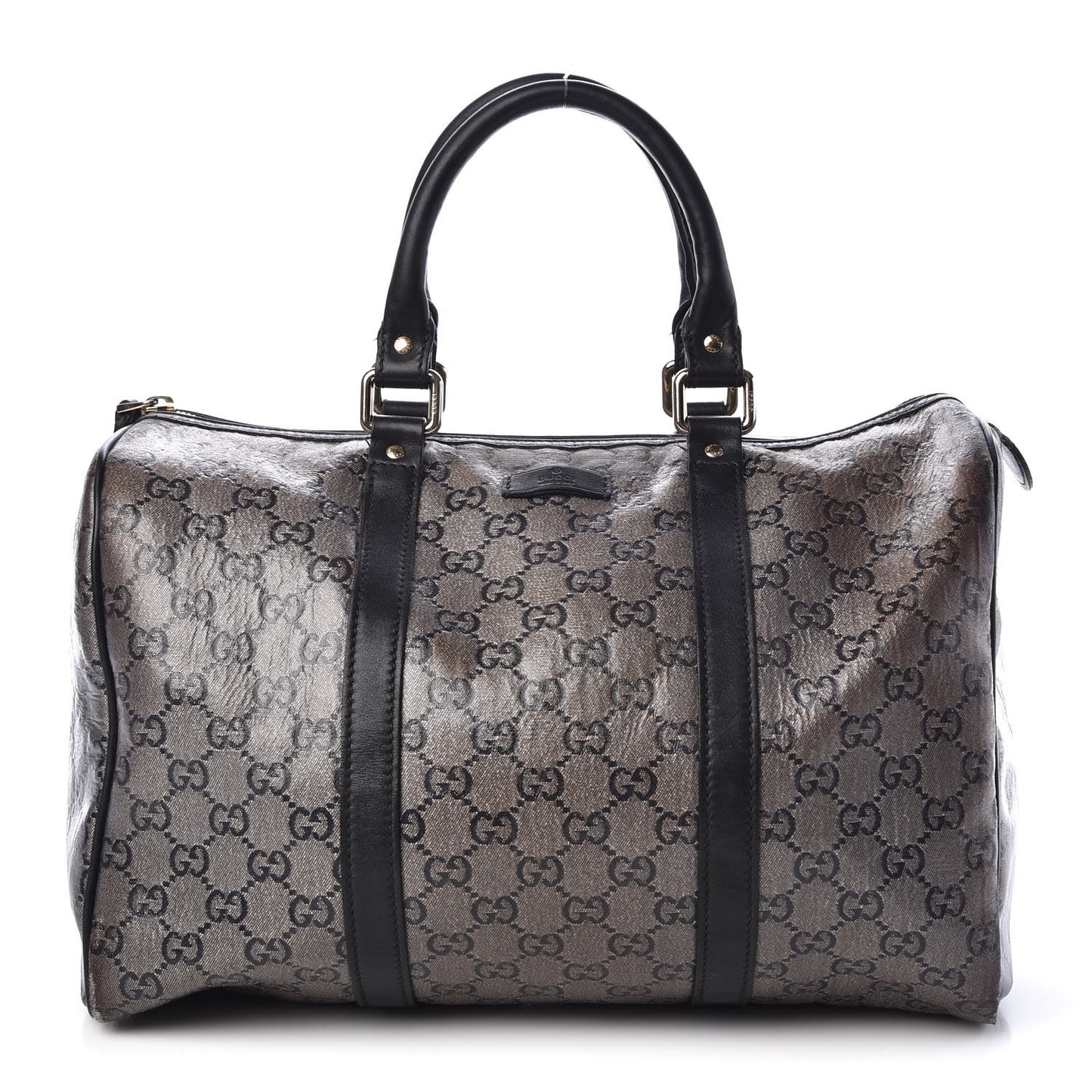 Crystal Monogram Medium Joy Boston Black