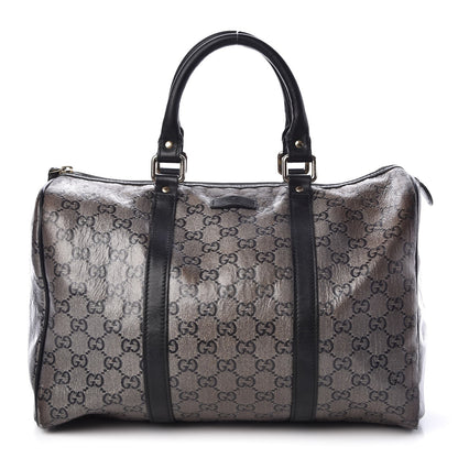 Gucci Crystal Monogram Medium Joy Boston Black 1 of 18