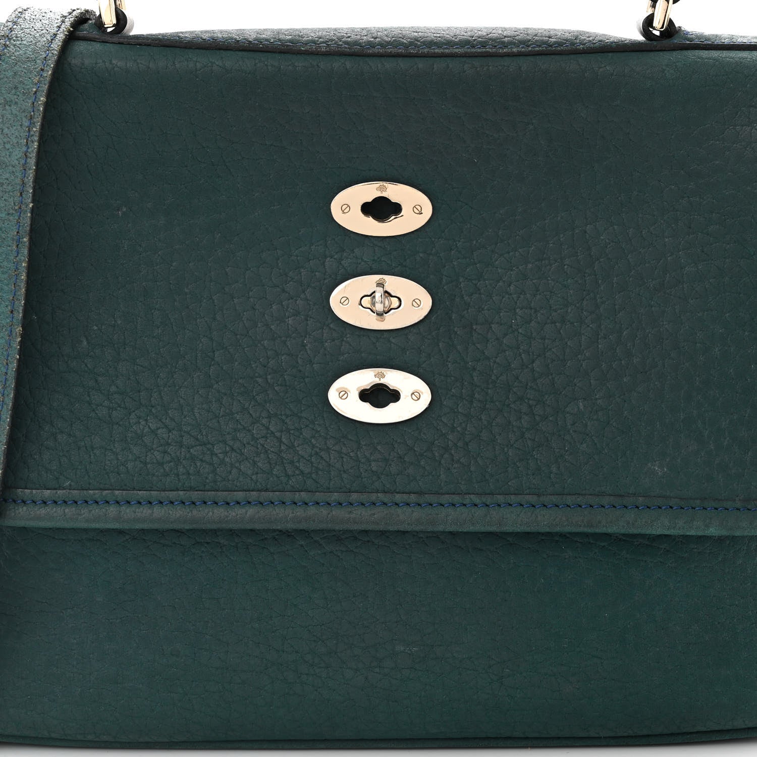 Mulberry Shrunken Calfskin Medium Bryn Petrol 8 of 13