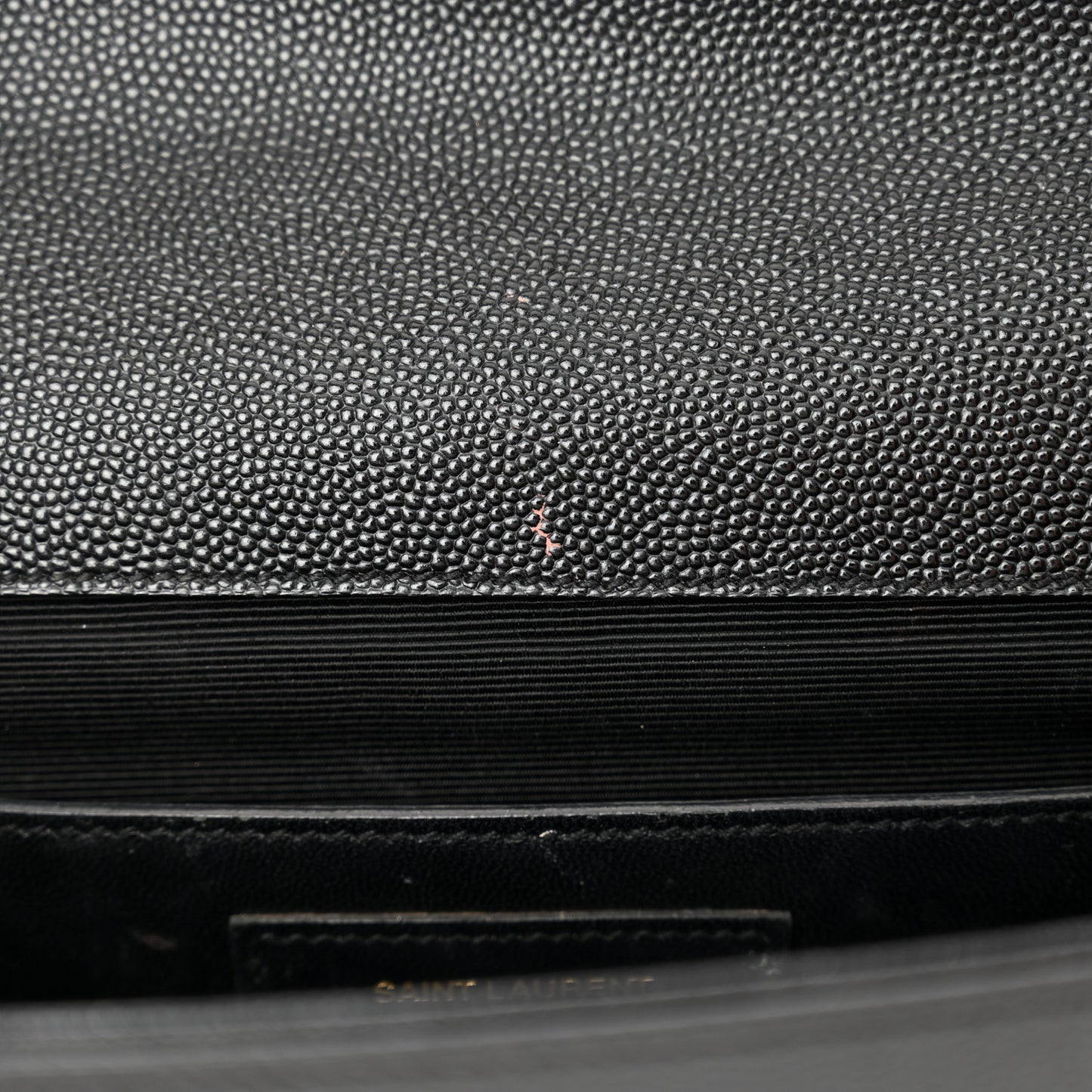 Grain De Poudre Monogram Cassandre Clutch Black