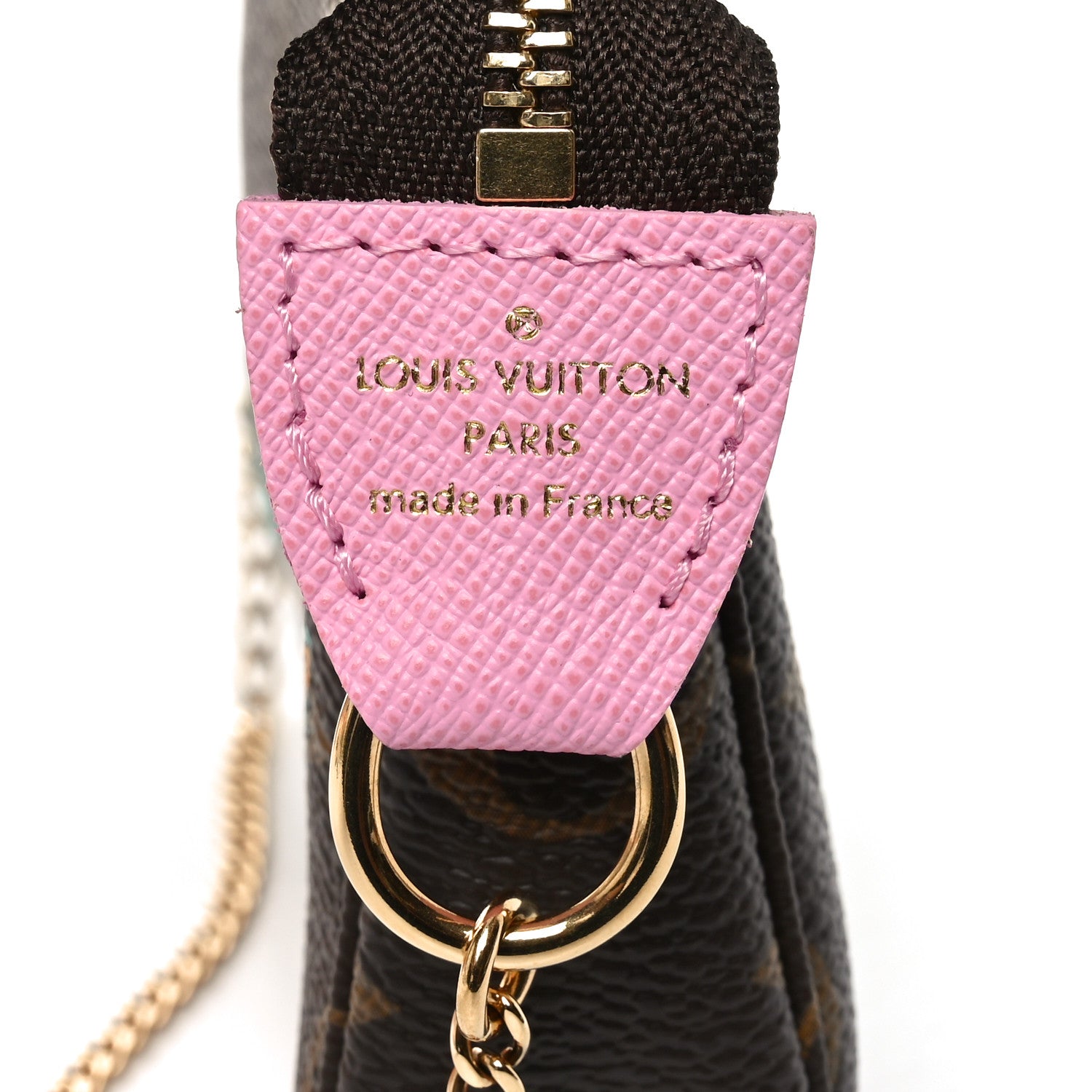 Louis Vuitton Monogram 2022 Christmas Animation Paris Mini Pochette Accessories Pink 5 of 9