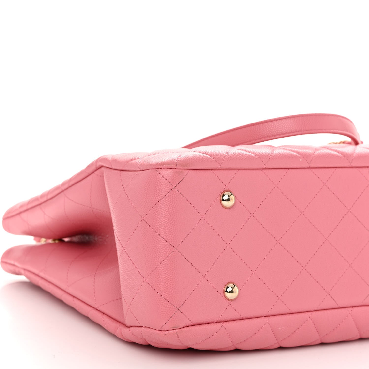 Chanel Caviar Quilted Large Shopping Tote Pink 9 of 11