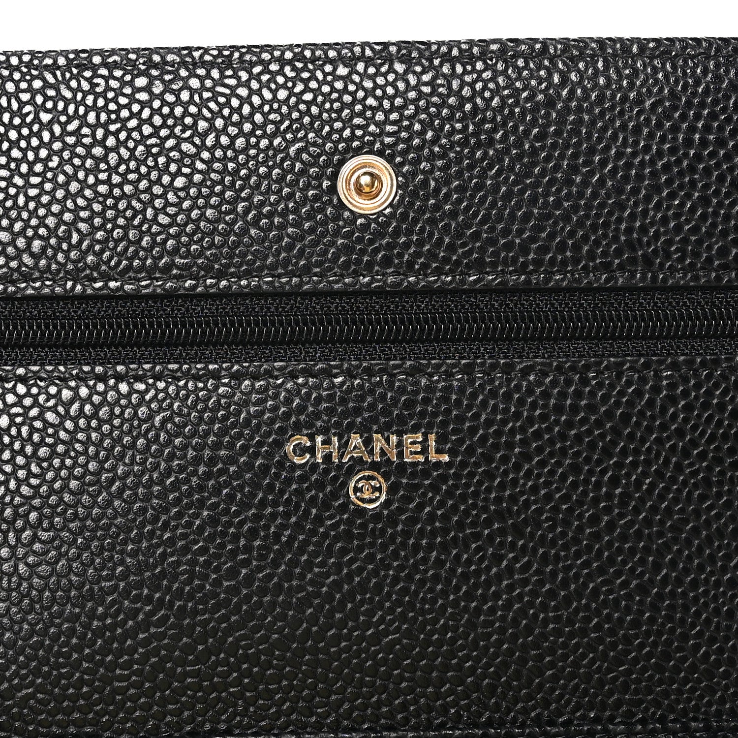Chanel Caviar Quilted Wallet on Chain WOC Black 6 of 10