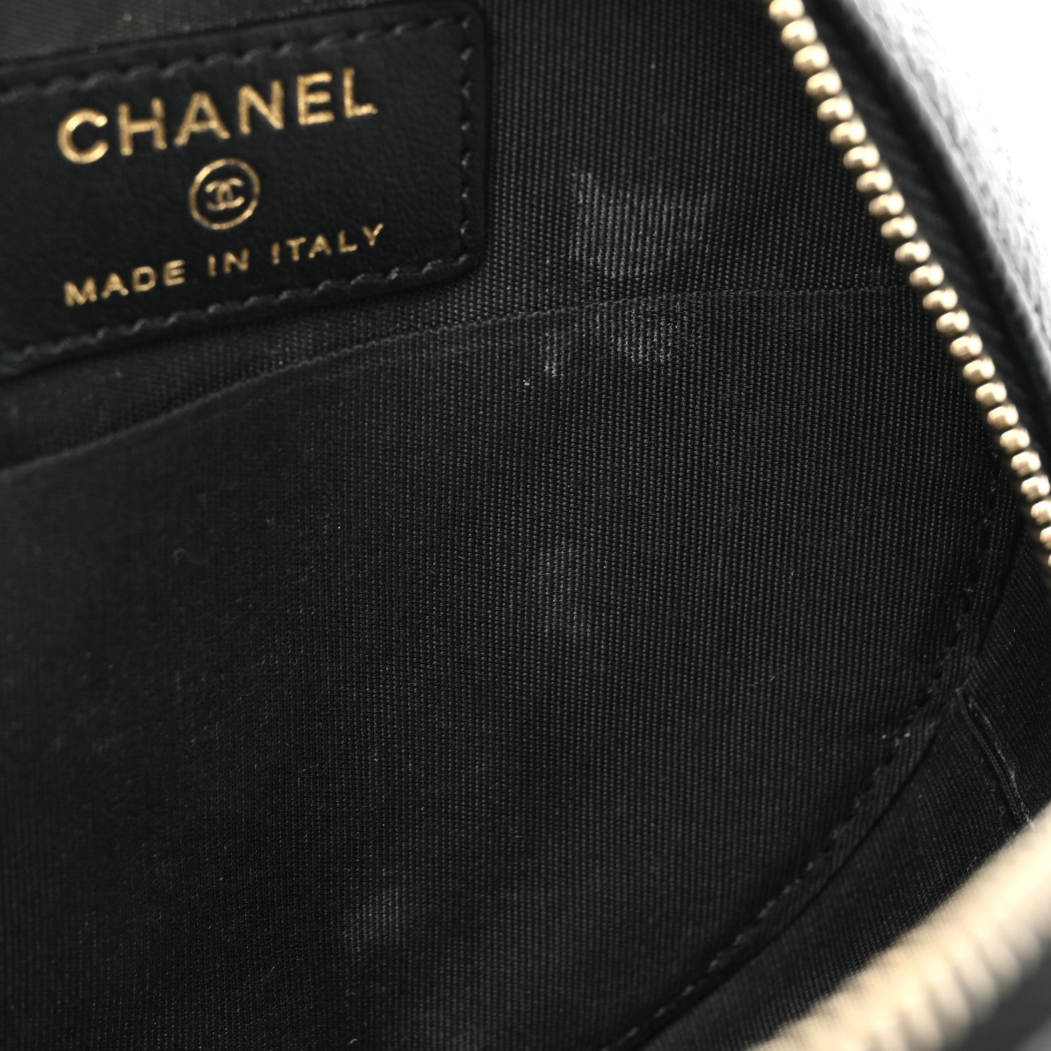Chanel Caviar Quilted Round Filigree Crossbody Black 10 of 13