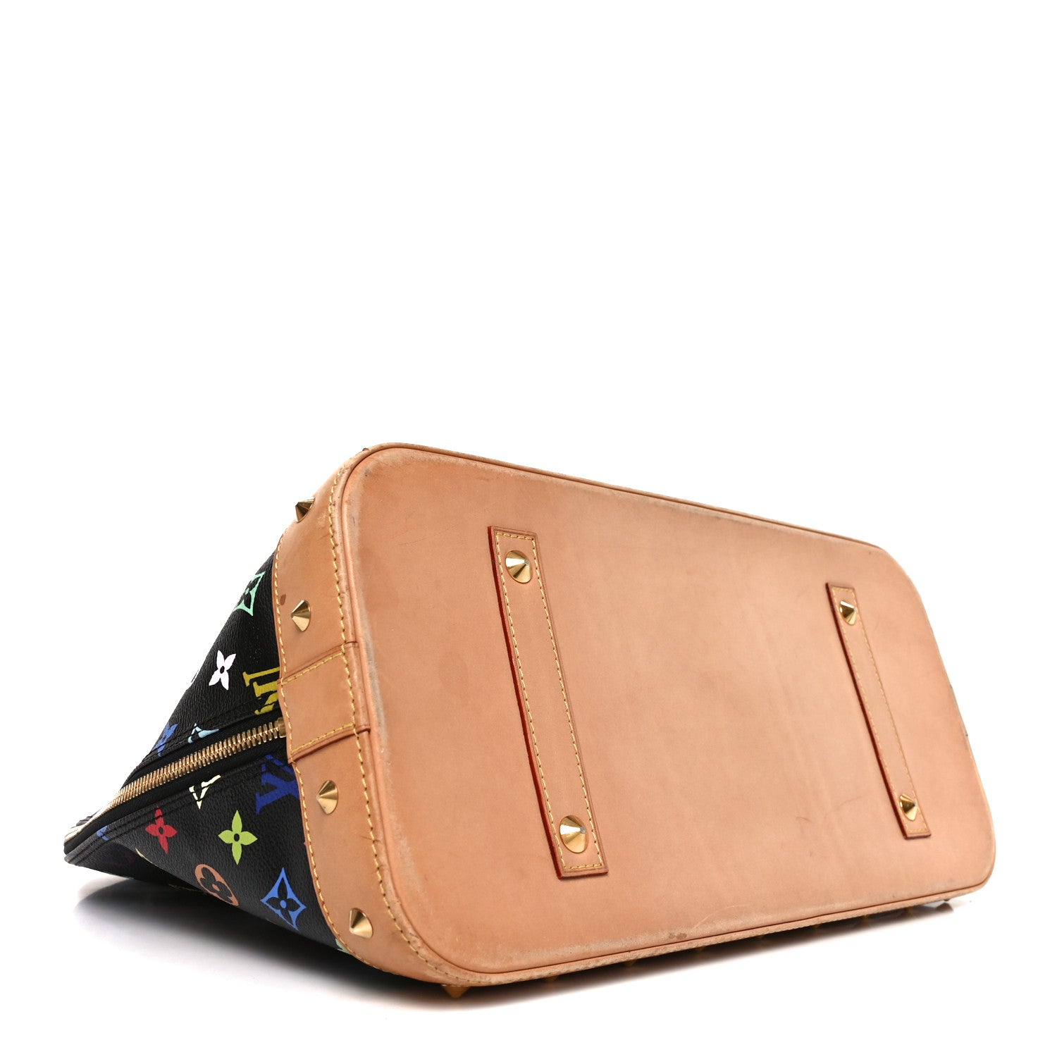 Louis Vuitton Monogram Multicolor Alma GM Black 4 of 9