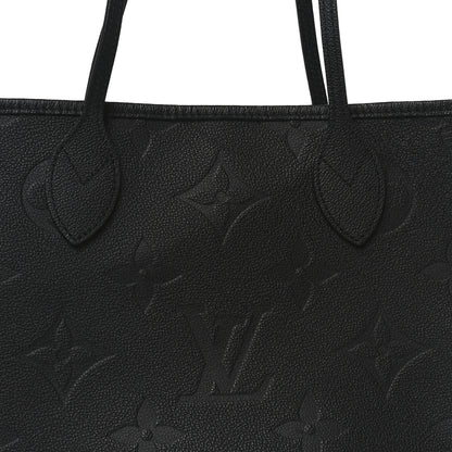 Louis Vuitton Empreinte Monogram Giant Neverfull MM Black 7 of 9