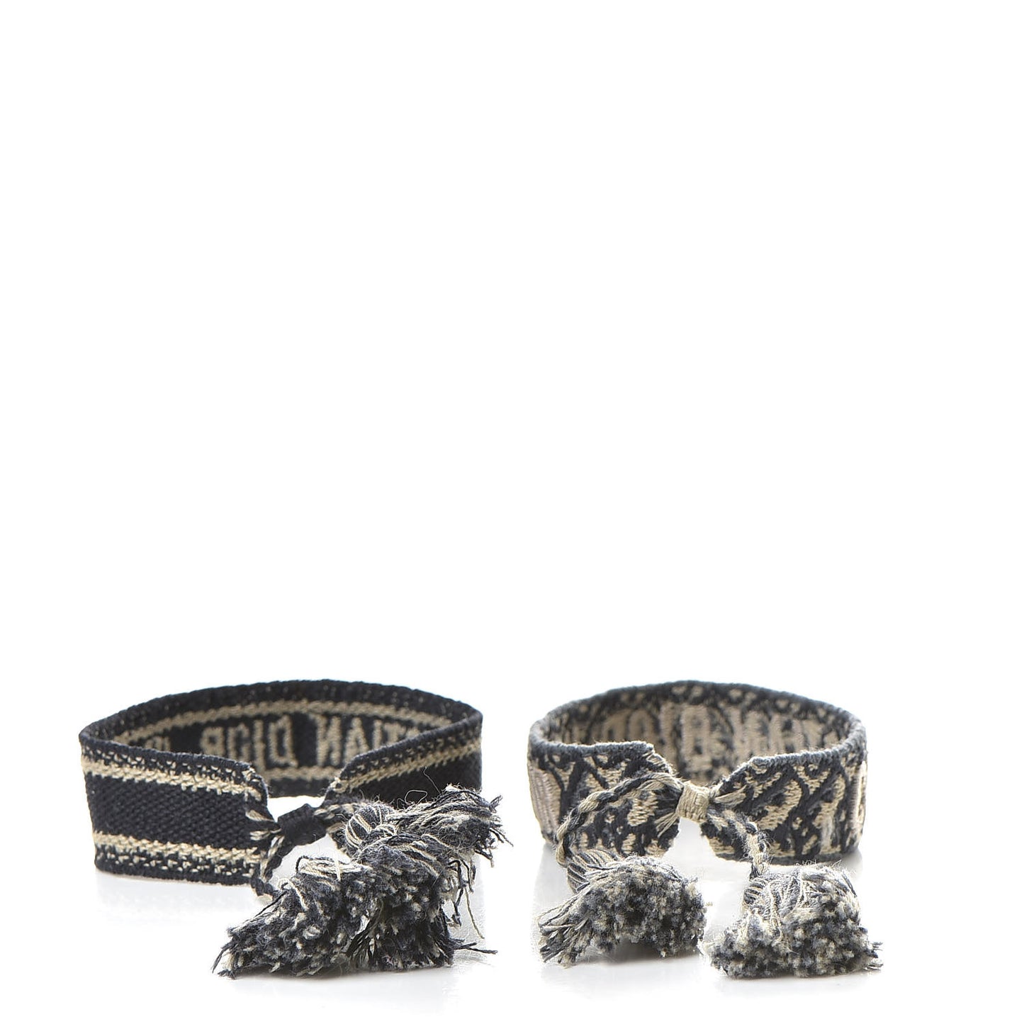 Woven Cotton J'Adior Friendship Bracelet Set Navy