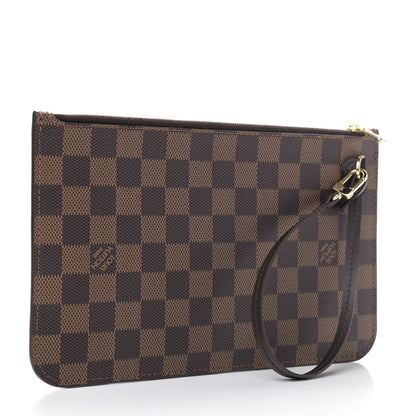 Louis Vuitton Damier Ebene Neverfull MM GM Pochette 2 of 4