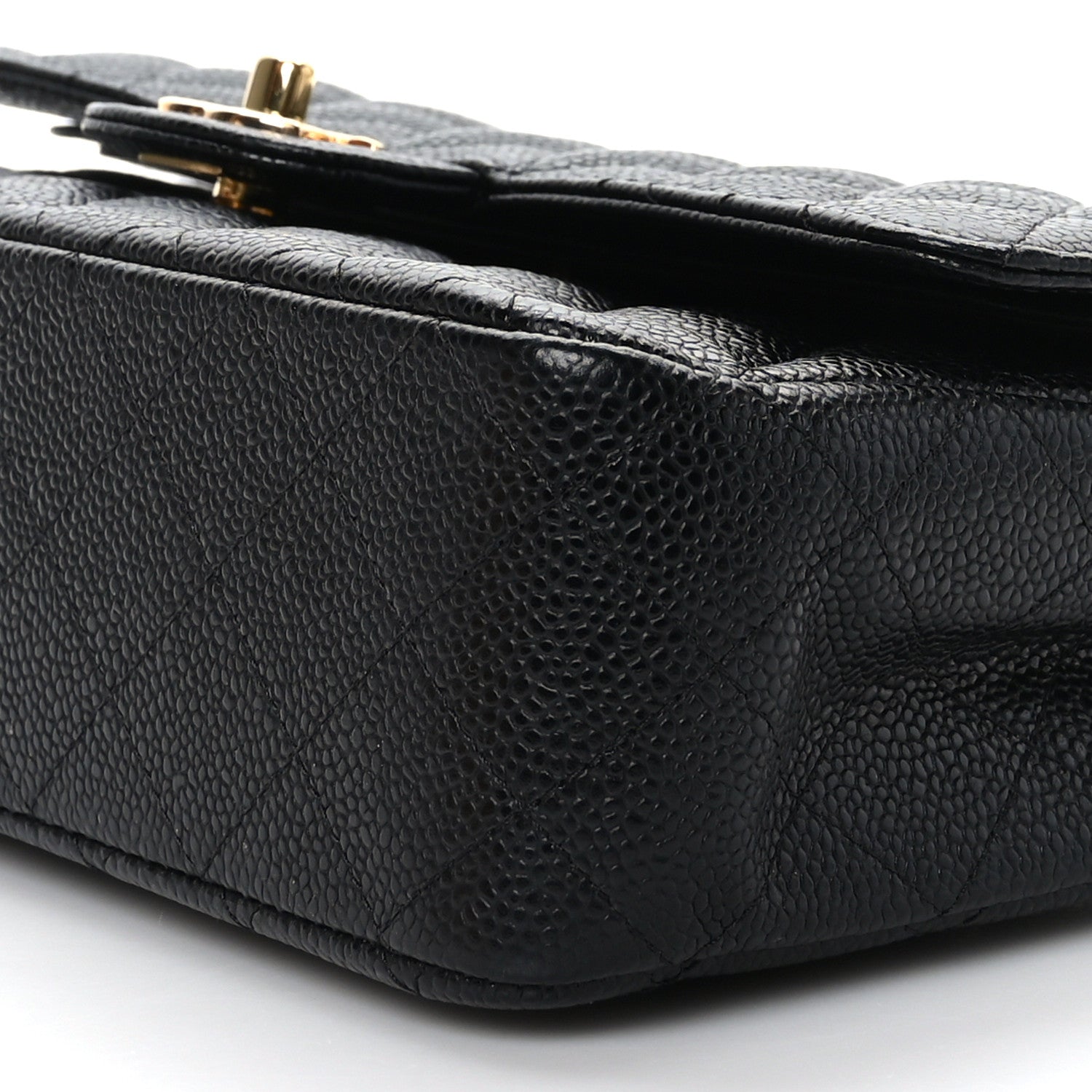 Chanel Caviar Quilted Medium Double Flap Black 8 of 8